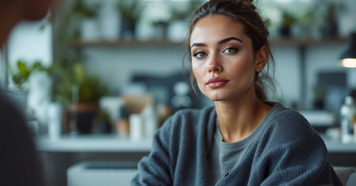 Trousses à maquillage ouvertes avec pinceaux et cosmétiques organisés sur une surface moderne