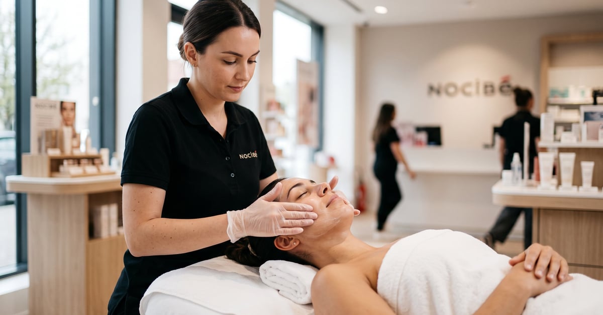 Soin du visage Nocibé : routine beauté avec produits cosmétiques soins de peau