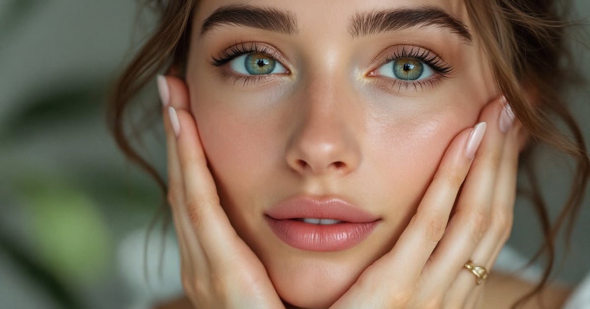 Soin du visage femme : routine beauté quotidienne avec produits de soin naturels