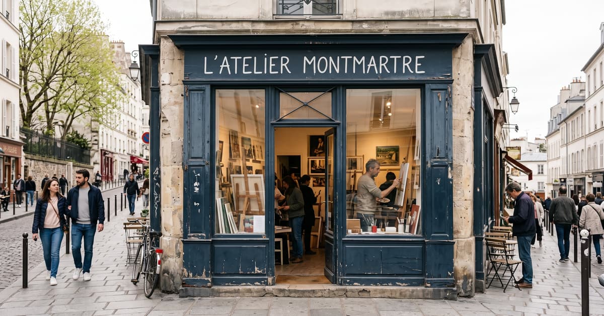 L'Atelier Montmartre, espace de création artistique au cœur du village des artistes parisien
